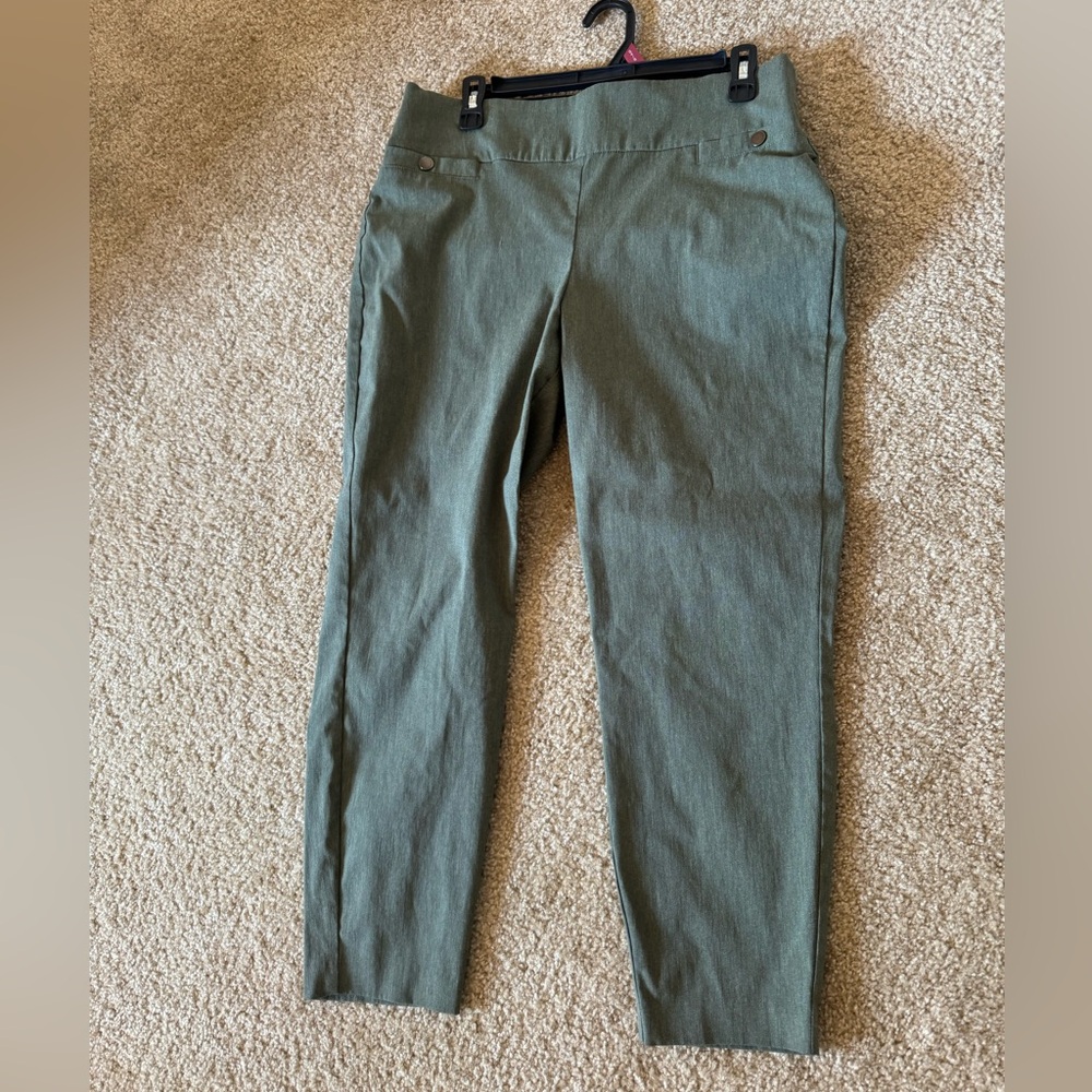Maurices Olive High-Rise Trousers